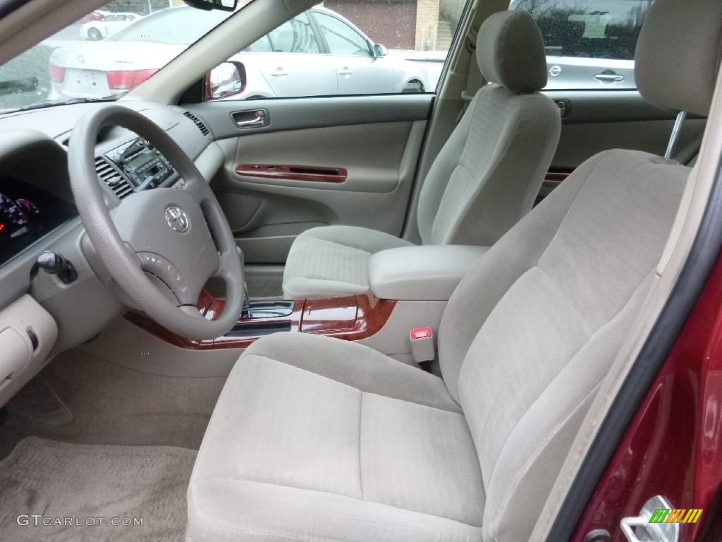 2006 Camry XLE - Salsa Red Pearl / Taupe photo #5