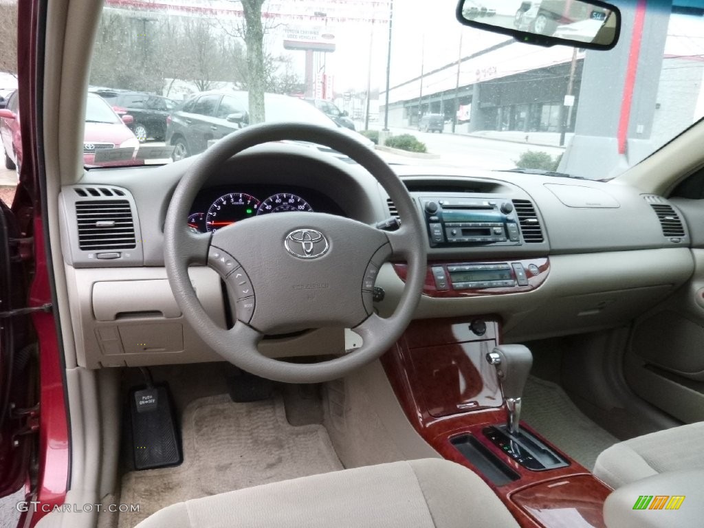 2006 Camry XLE - Salsa Red Pearl / Taupe photo #7
