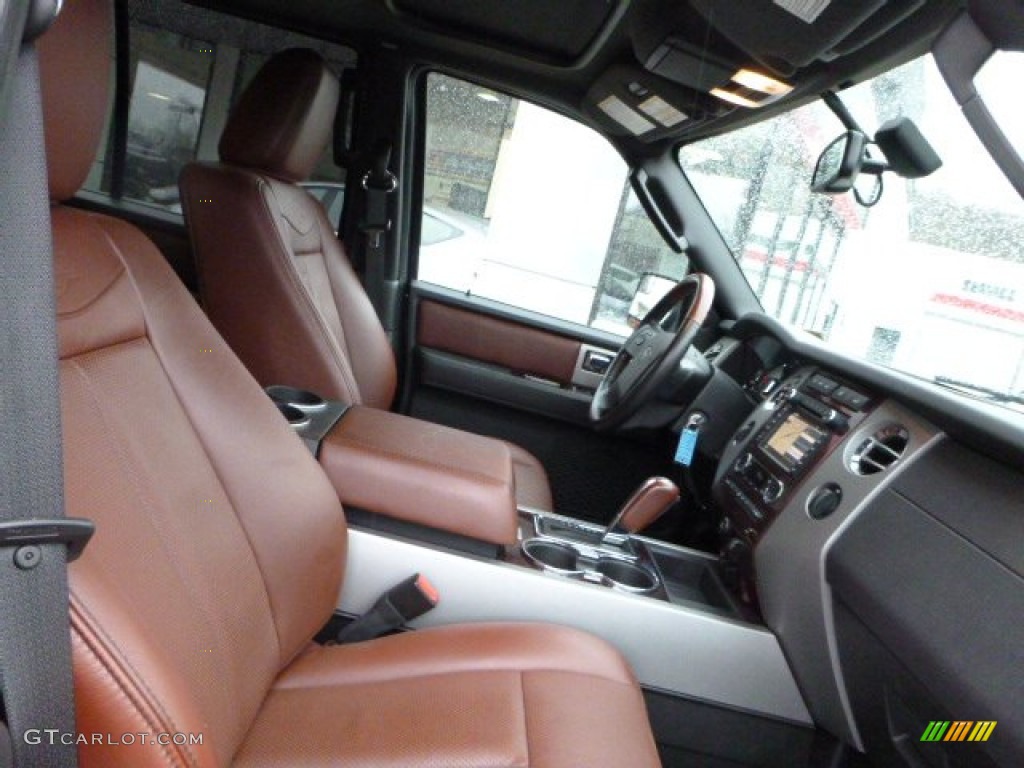 2013 Expedition King Ranch 4x4 - Tuxedo Black / King Ranch Charcoal Black/Chaparral Leather photo #3