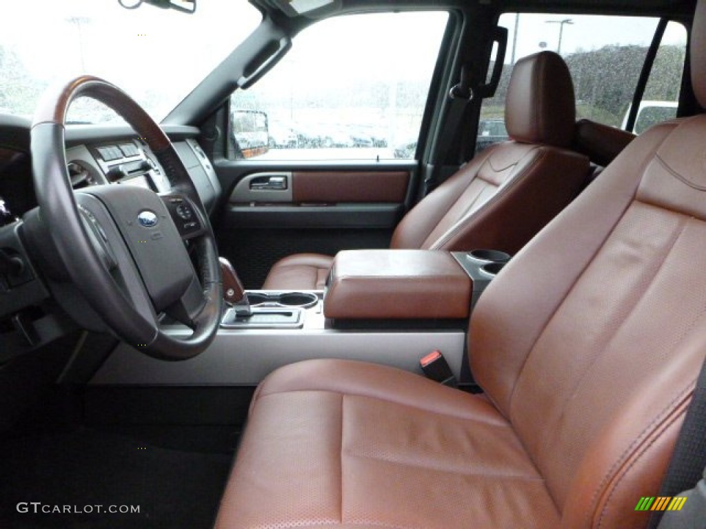 2013 Expedition King Ranch 4x4 - Tuxedo Black / King Ranch Charcoal Black/Chaparral Leather photo #15