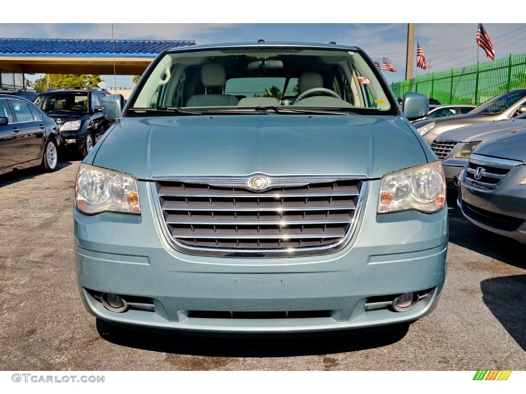 2008 Town & Country Touring - Clearwater Blue Pearlcoat / Medium Slate Gray/Light Shale photo #2