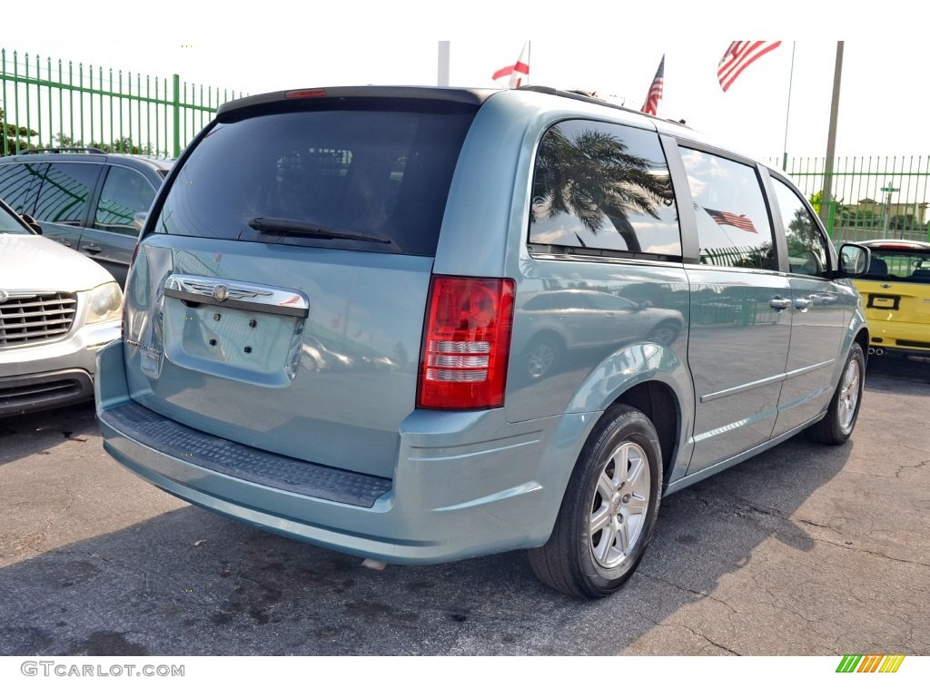 2008 Town & Country Touring - Clearwater Blue Pearlcoat / Medium Slate Gray/Light Shale photo #9
