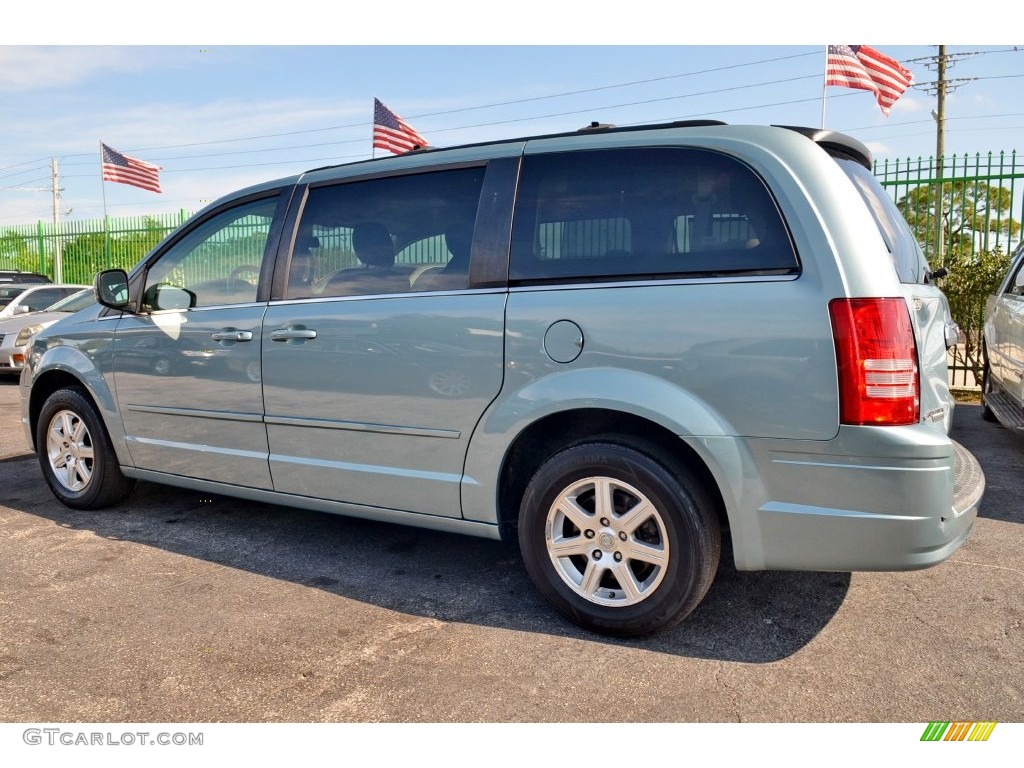 2008 Town & Country Touring - Clearwater Blue Pearlcoat / Medium Slate Gray/Light Shale photo #45