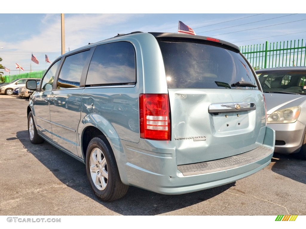 2008 Town & Country Touring - Clearwater Blue Pearlcoat / Medium Slate Gray/Light Shale photo #46