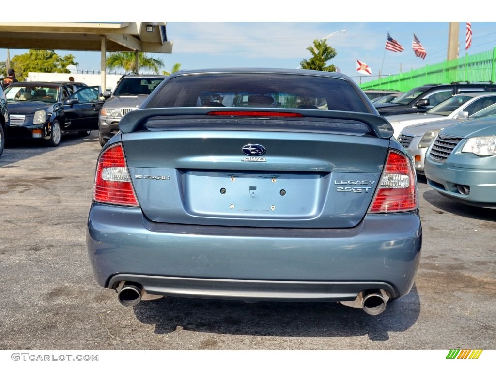 2005 Legacy 2.5 GT Limited Sedan - Atlantic Blue Pearl / Taupe photo #10