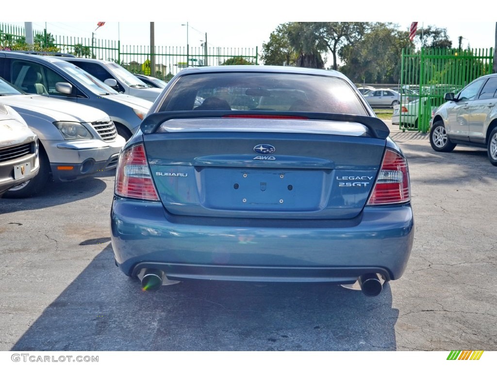 2005 Legacy 2.5 GT Limited Sedan - Atlantic Blue Pearl / Taupe photo #36