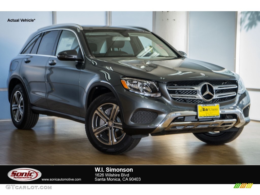 2016 GLC 300 4Matic - Selenite Grey Metallic / Black photo #1