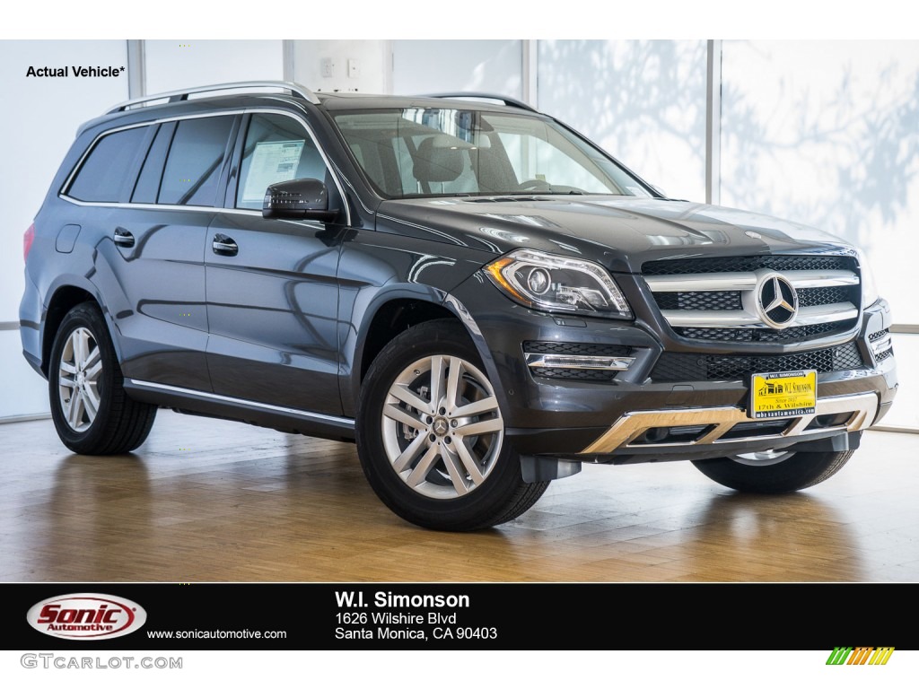 2016 GL 450 4Matic - Steel Grey Metallic / Black photo #1