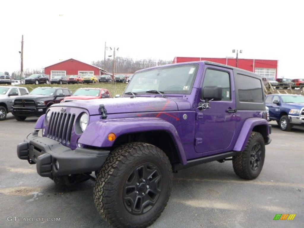Xtreme Purple Pearl 2016 Jeep Wrangler Sahara 4x4 Exterior Photo #109994007