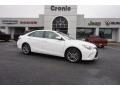 2015 Super White Toyota Camry SE  photo #1