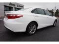 2015 Super White Toyota Camry SE  photo #7