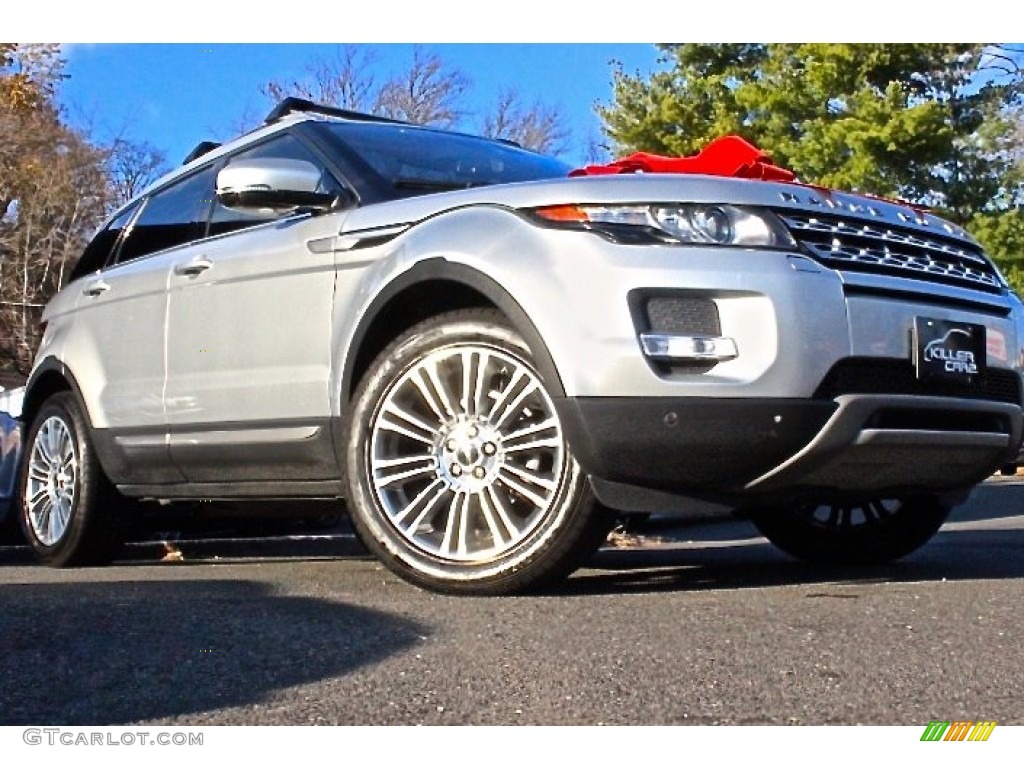 2012 Range Rover Evoque Prestige - Indus Silver Metallic / Ebony photo #12