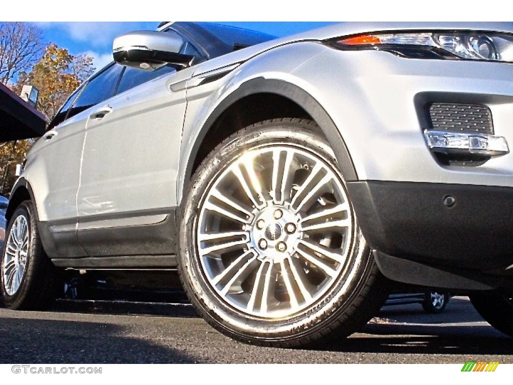 2012 Range Rover Evoque Prestige - Indus Silver Metallic / Ebony photo #13