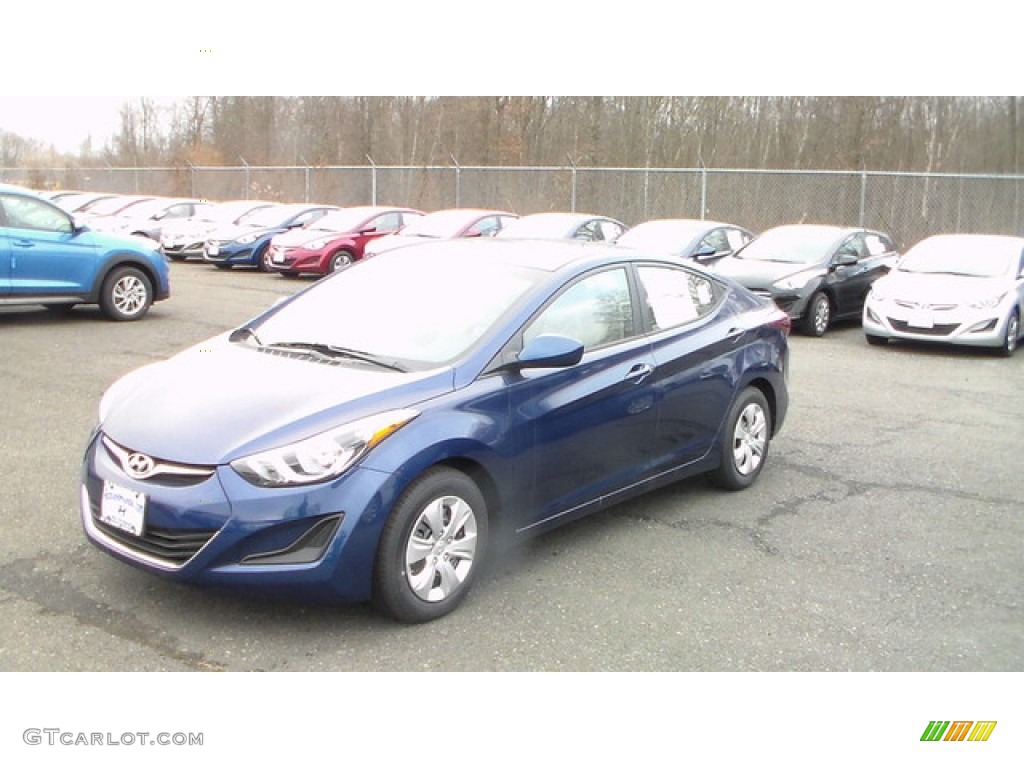 2016 Elantra SE - Blue / Beige photo #1