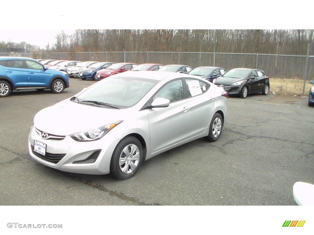 Silver Hyundai Elantra