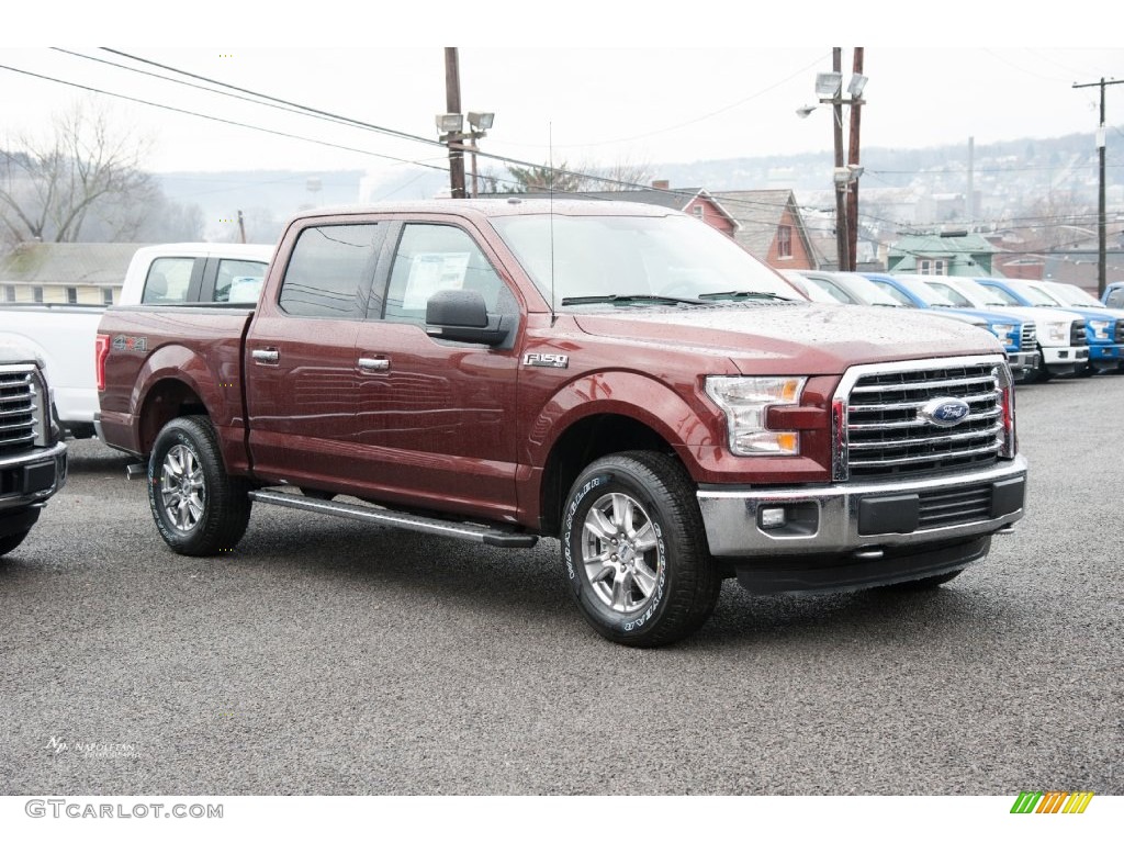 2016 F150 XLT SuperCrew 4x4 - Bronze Fire / Medium Earth Gray photo #3