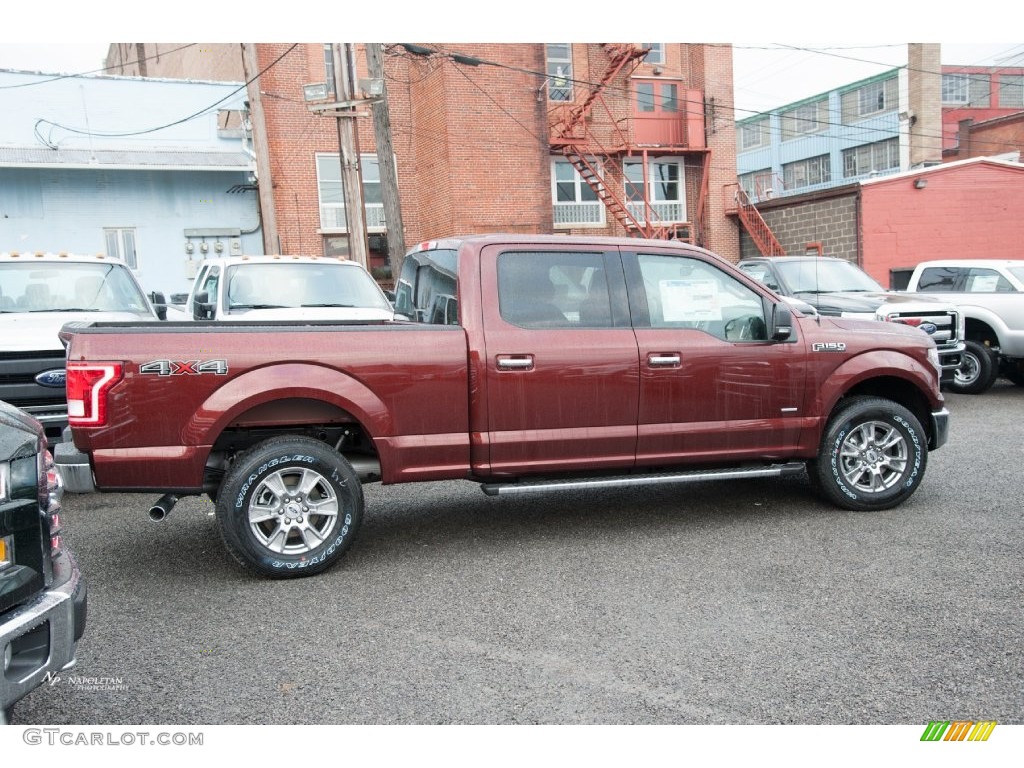 2016 F150 XLT SuperCrew 4x4 - Bronze Fire / Medium Earth Gray photo #2