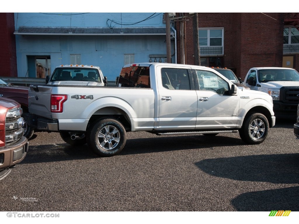 2016 F150 XLT SuperCrew 4x4 - Ingot Silver / Medium Earth Gray photo #3