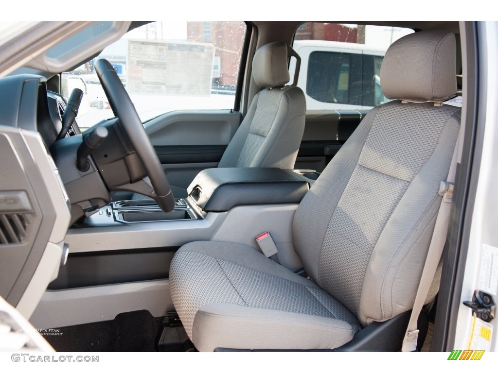 2016 F150 XLT SuperCrew 4x4 - Ingot Silver / Medium Earth Gray photo #14