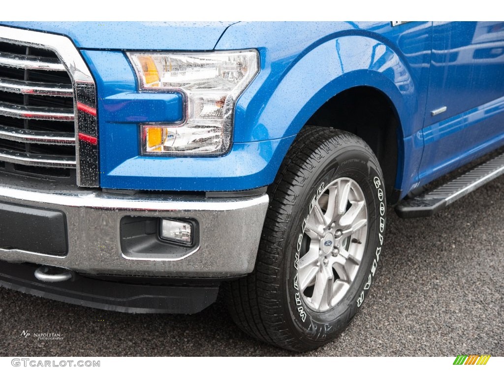 2016 F150 XLT SuperCrew 4x4 - Blue Flame / Medium Earth Gray photo #2