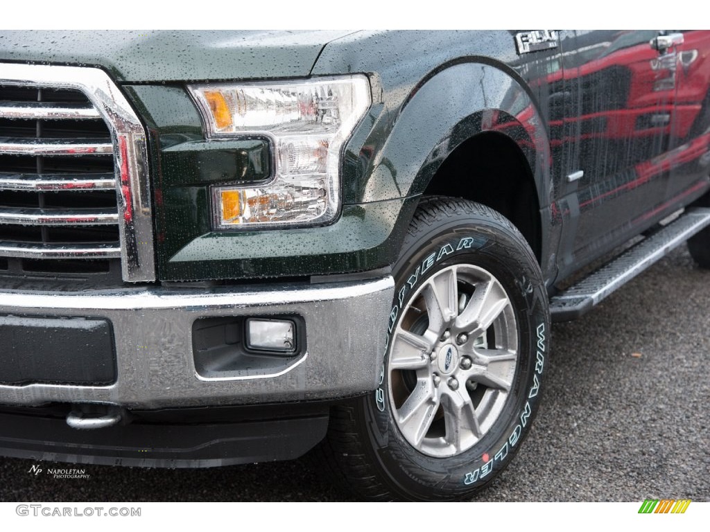 2016 F150 XLT SuperCab 4x4 - Green Gem / Medium Earth Gray photo #2