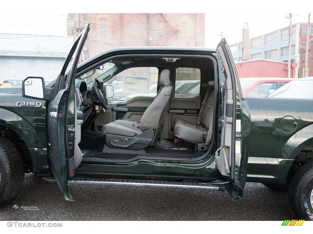 2016 F150 XLT SuperCab 4x4 - Green Gem / Medium Earth Gray photo #8