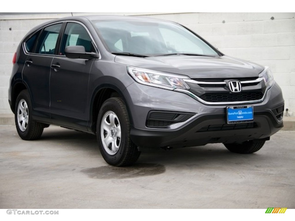 2016 CR-V LX - Modern Steel Metallic / Gray photo #1