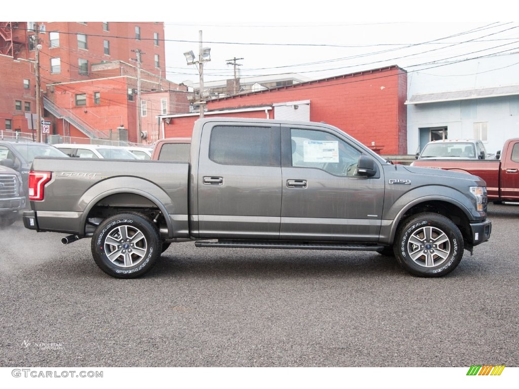 2016 F150 XLT SuperCrew 4x4 - Magnetic / Black photo #4