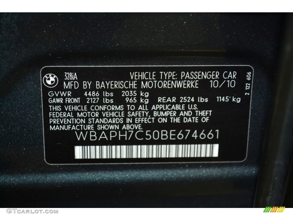 2011 3 Series 328i Sedan - Tasman Green Metallic / Gray Dakota Leather photo #11
