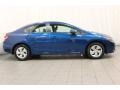 2013 Dyno Blue Pearl Honda Civic LX Sedan  photo #3