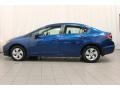 2013 Dyno Blue Pearl Honda Civic LX Sedan  photo #5