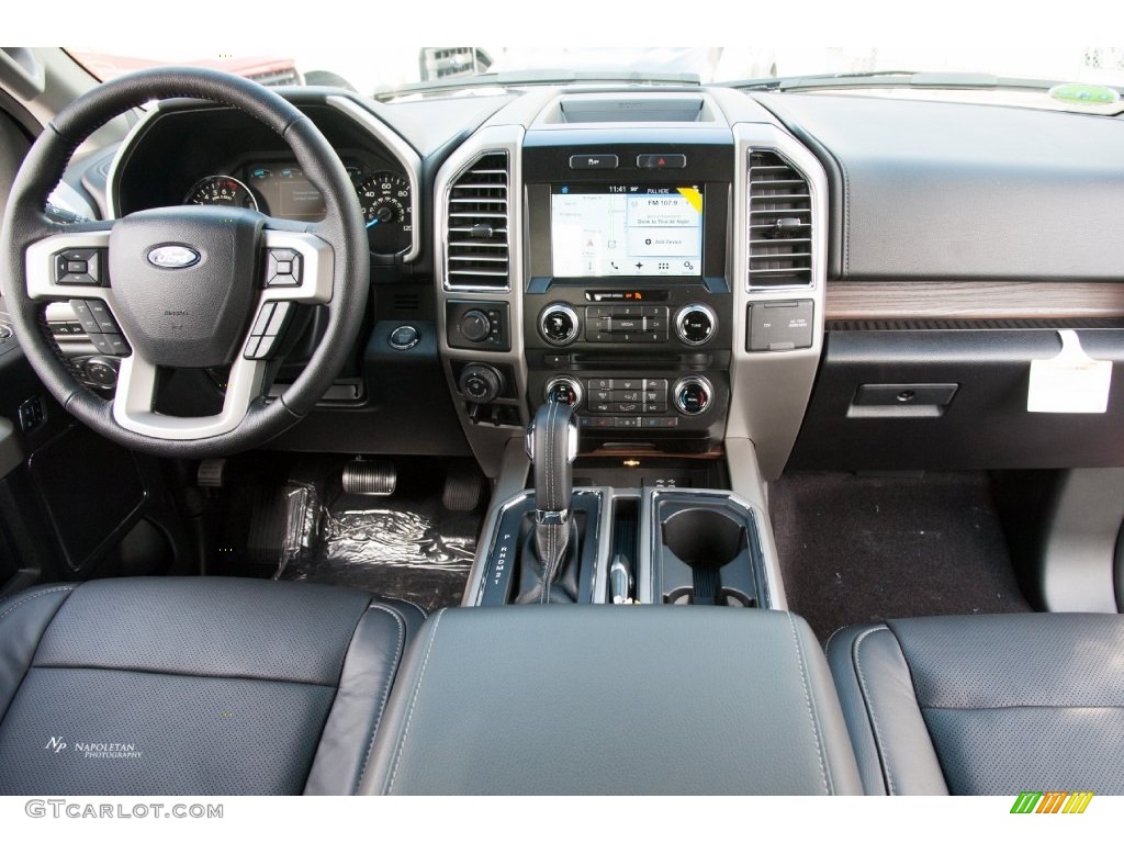 2016 F150 Lariat SuperCab 4x4 - Bronze Fire / Black photo #18