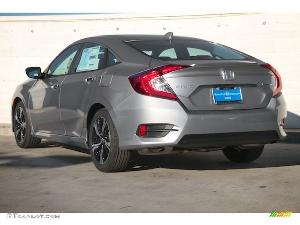 2016 Civic Touring Sedan - Lunar Silver Metallic / Black photo #2
