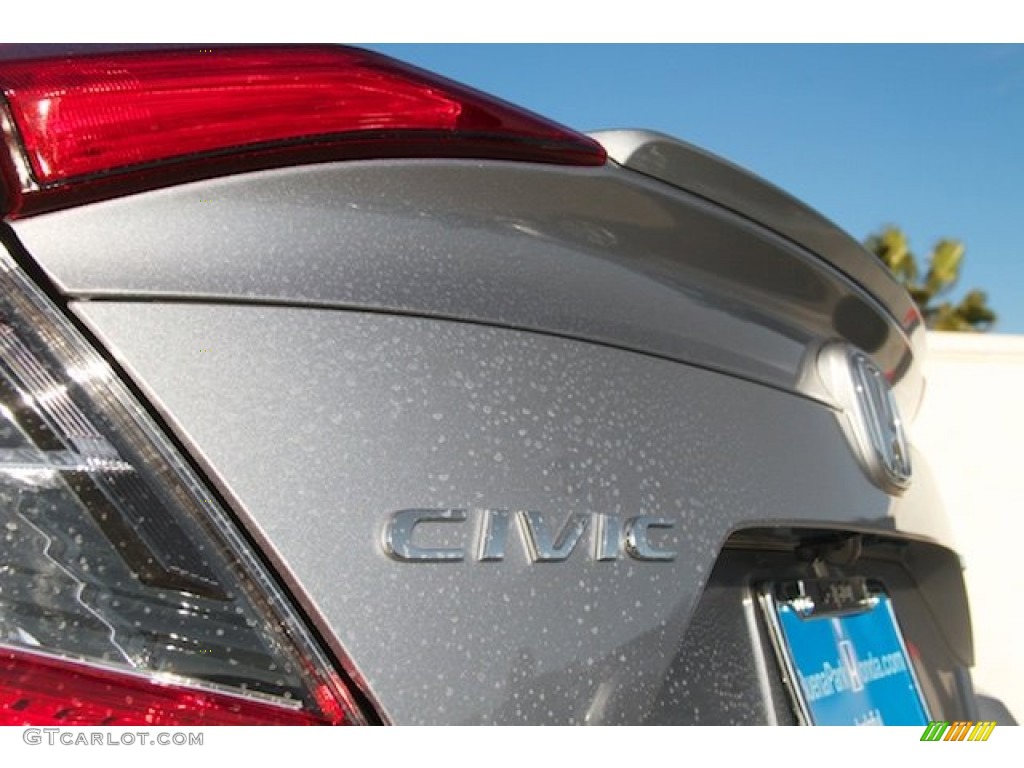 2016 Civic Touring Sedan - Lunar Silver Metallic / Black photo #3