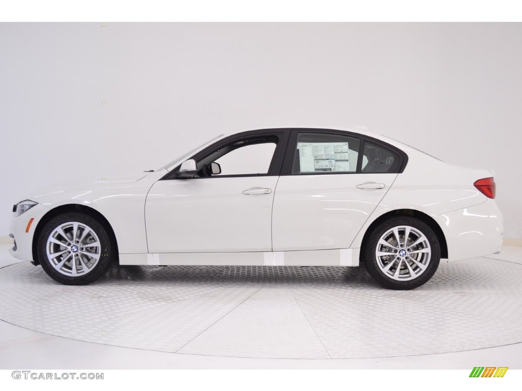 2016 3 Series 320i Sedan - Alpine White / Black photo #3