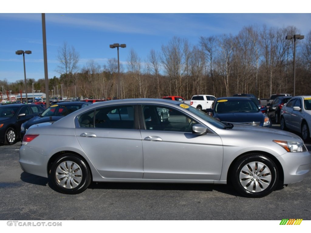 2010 Accord LX Sedan - Alabaster Silver Metallic / Black photo #2
