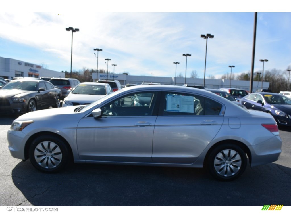 2010 Accord LX Sedan - Alabaster Silver Metallic / Black photo #6