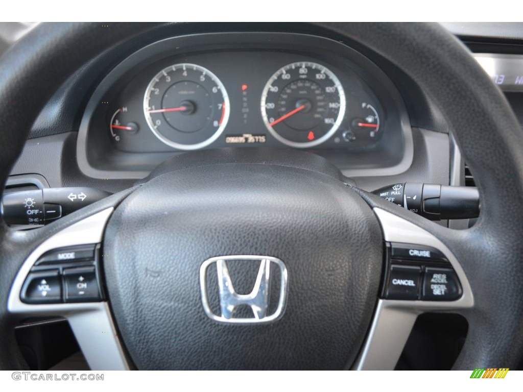 2010 Accord LX Sedan - Alabaster Silver Metallic / Black photo #19