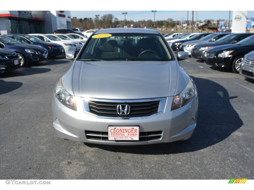 2010 Accord LX Sedan - Alabaster Silver Metallic / Black photo #22