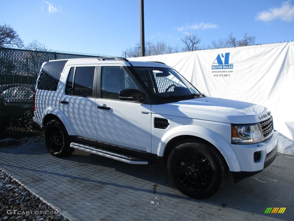 Fuji White Land Rover LR4