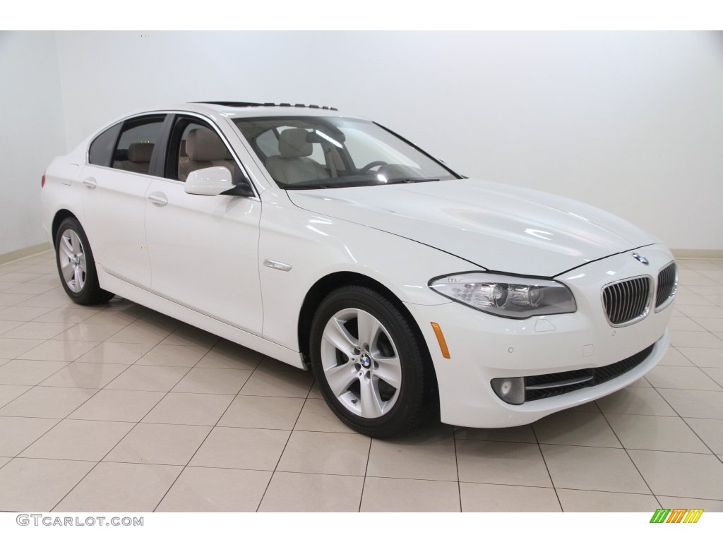 Alpine White BMW 5 Series
