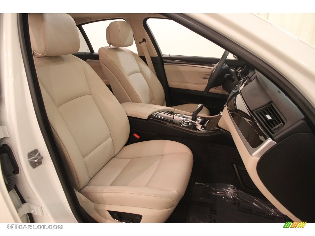 2013 5 Series 528i xDrive Sedan - Alpine White / Oyster/Black photo #12