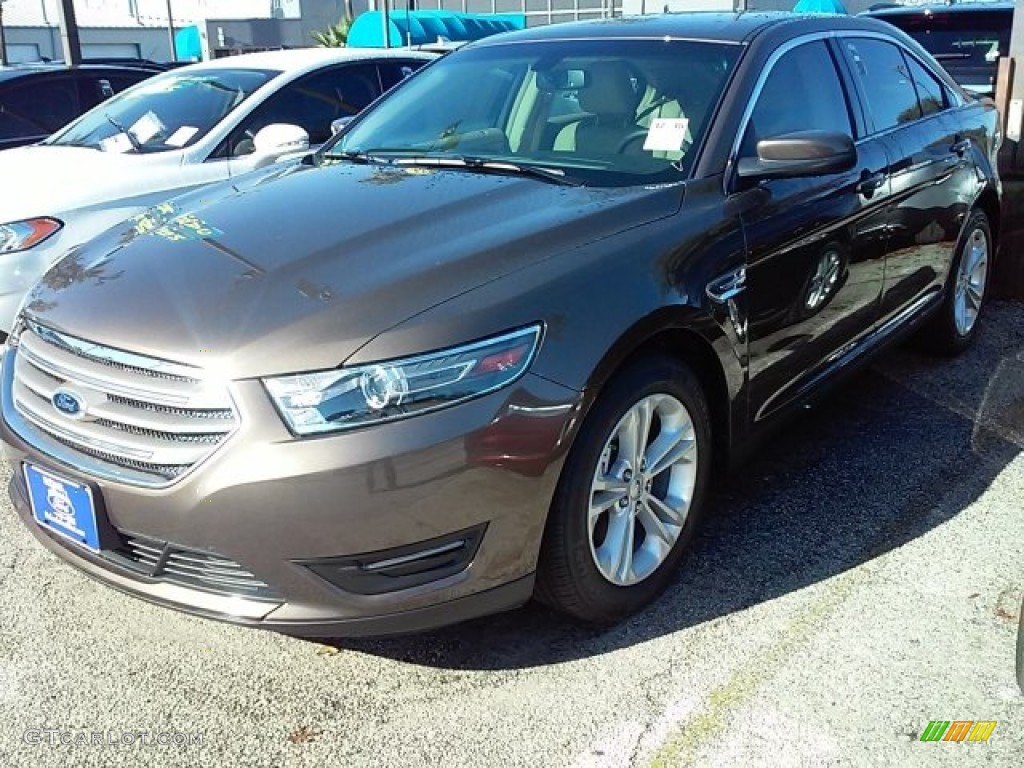 2015 Taurus SEL - Caribou Metallic / Dune photo #2