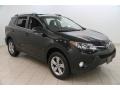 2015 Black Toyota RAV4 XLE  photo #1