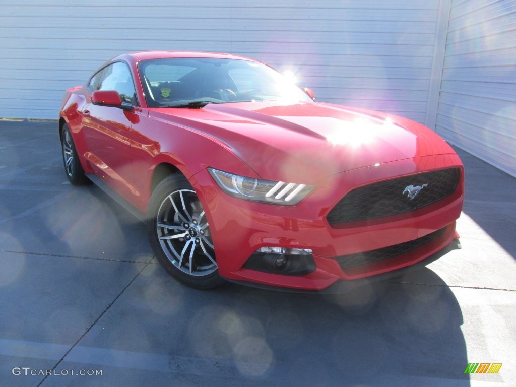 2016 Mustang EcoBoost Premium Coupe - Race Red / Ebony photo #1