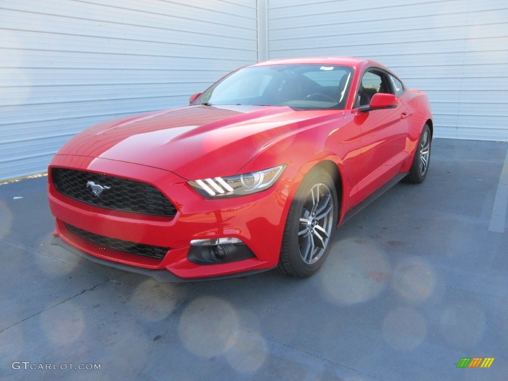 2016 Mustang EcoBoost Premium Coupe - Race Red / Ebony photo #7