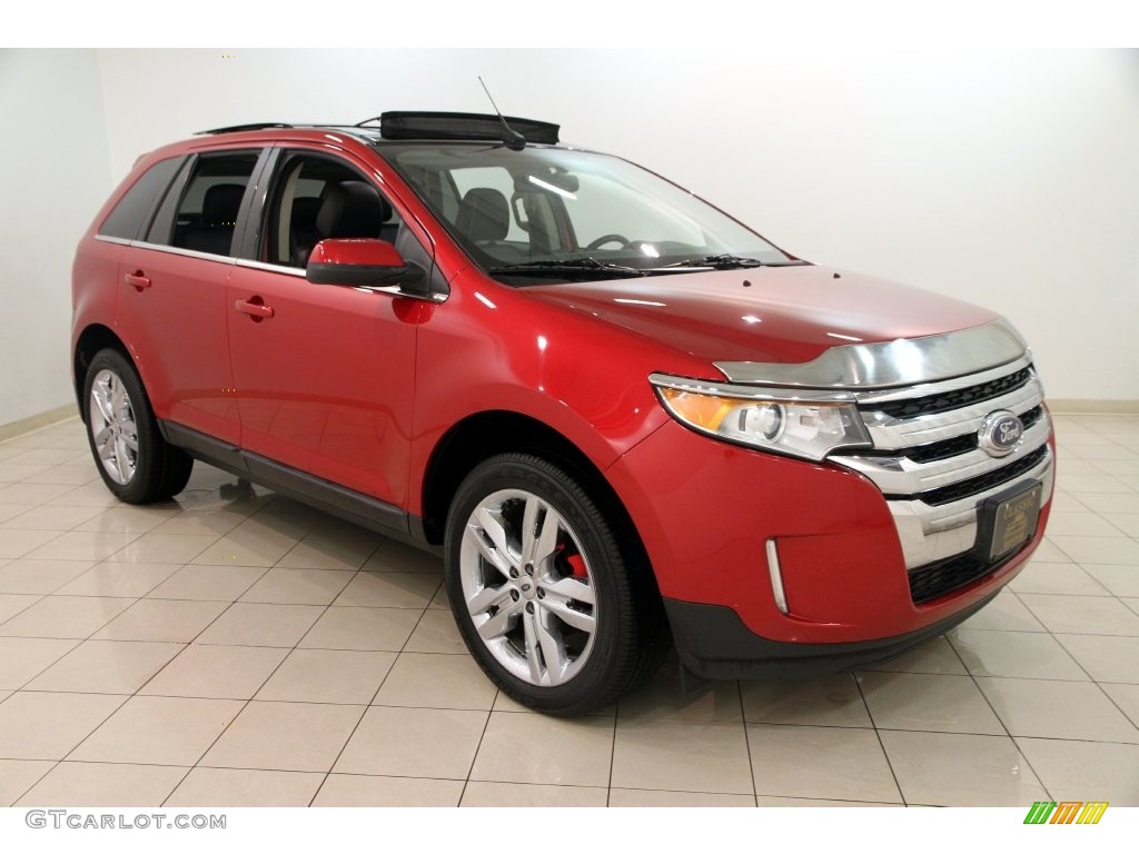 2012 Edge SEL - Red Candy Metallic / Charcoal Black photo #1