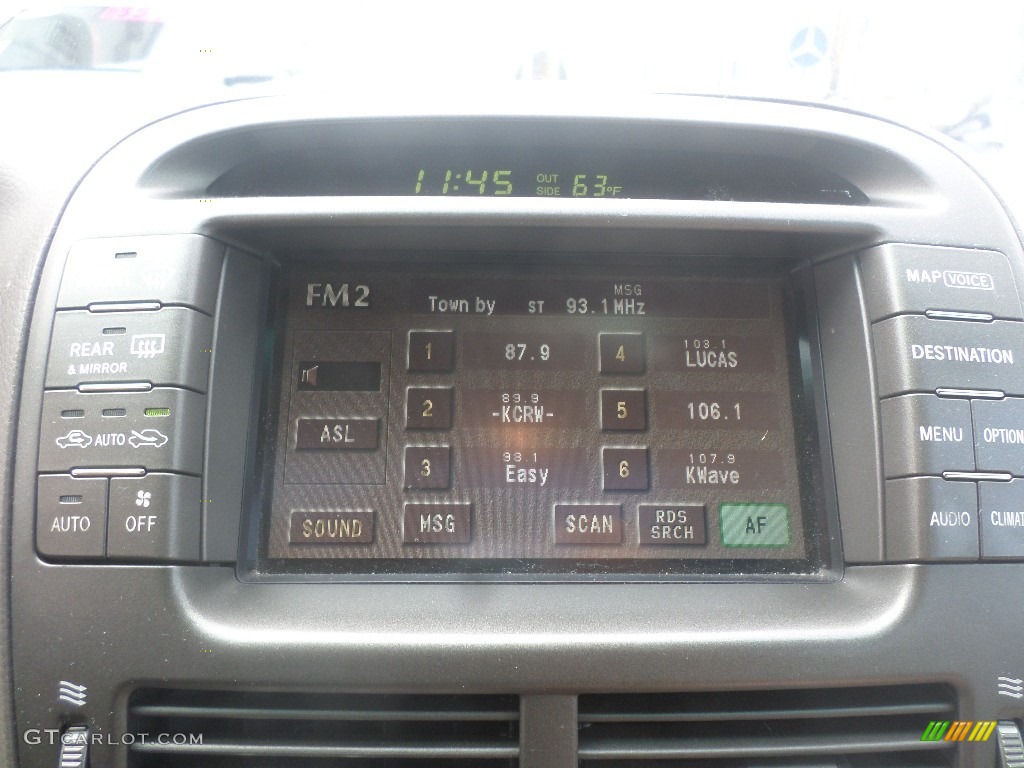 2002 LS 430 - Crystal White / Ecru Beige photo #14