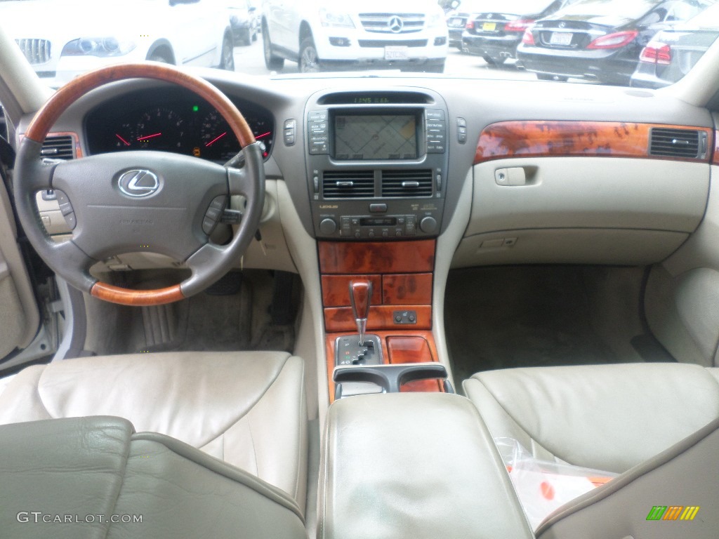2002 LS 430 - Crystal White / Ecru Beige photo #19