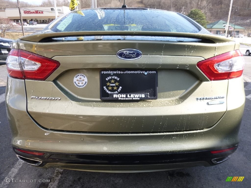 2013 Fusion Titanium AWD - Ginger Ale Metallic / Charcoal Black photo #4